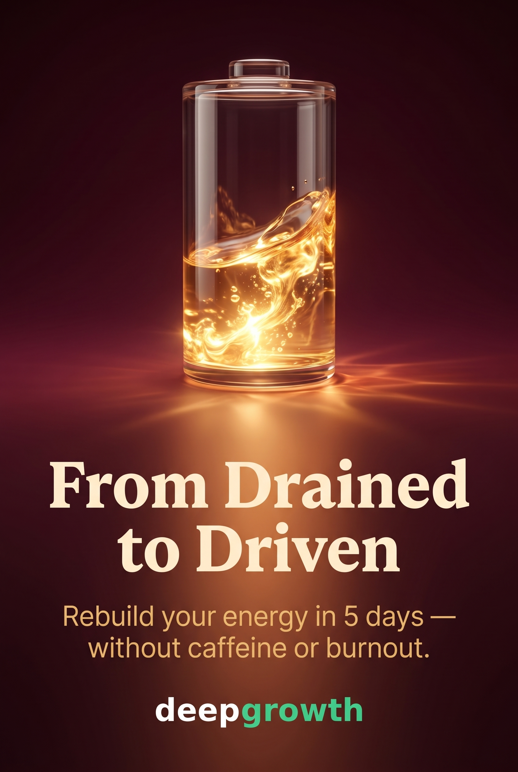From Drained to Driven ebook cover
